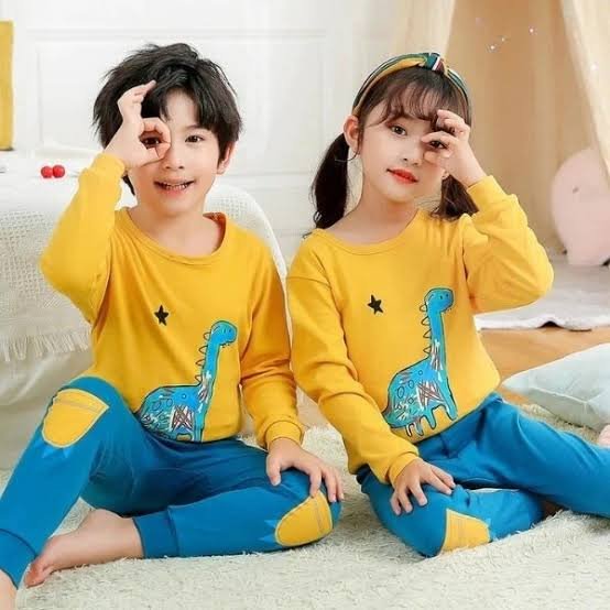 Kids Night Suit (Print 1 Dino Buddies)