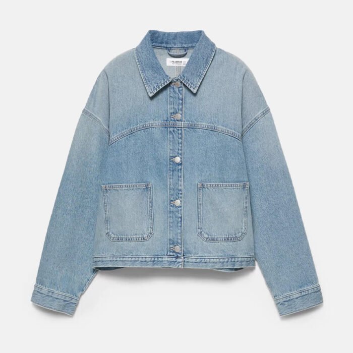 Boxy denim overshirt
